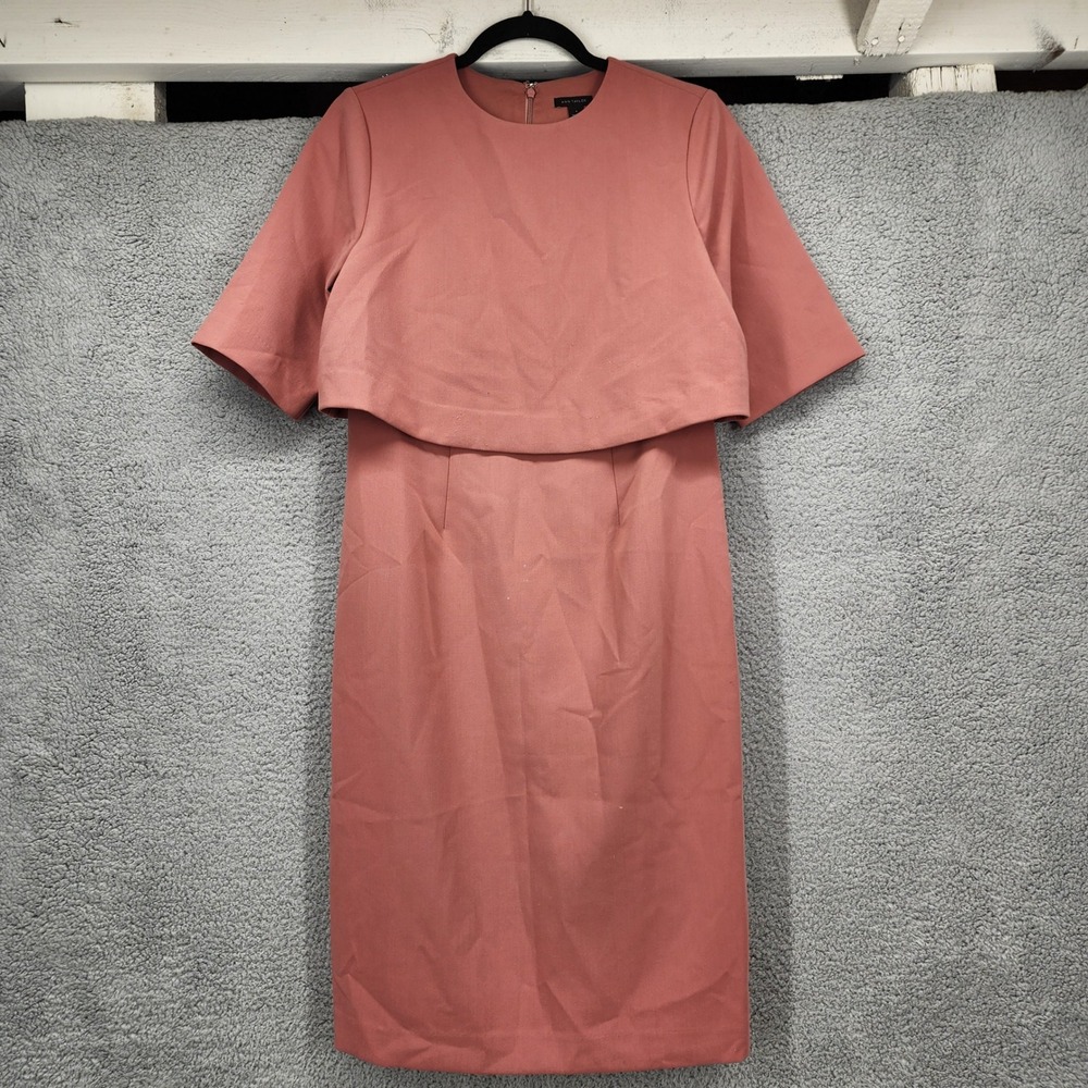 Ann Taylor Rose Dusty Pink Midi Dress